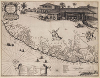 KG 05088
<br/>
Landkaart deel Zuid Amerika
<br/>
<em>Post, Frans Jansz. (ca.1612-1680)</em>